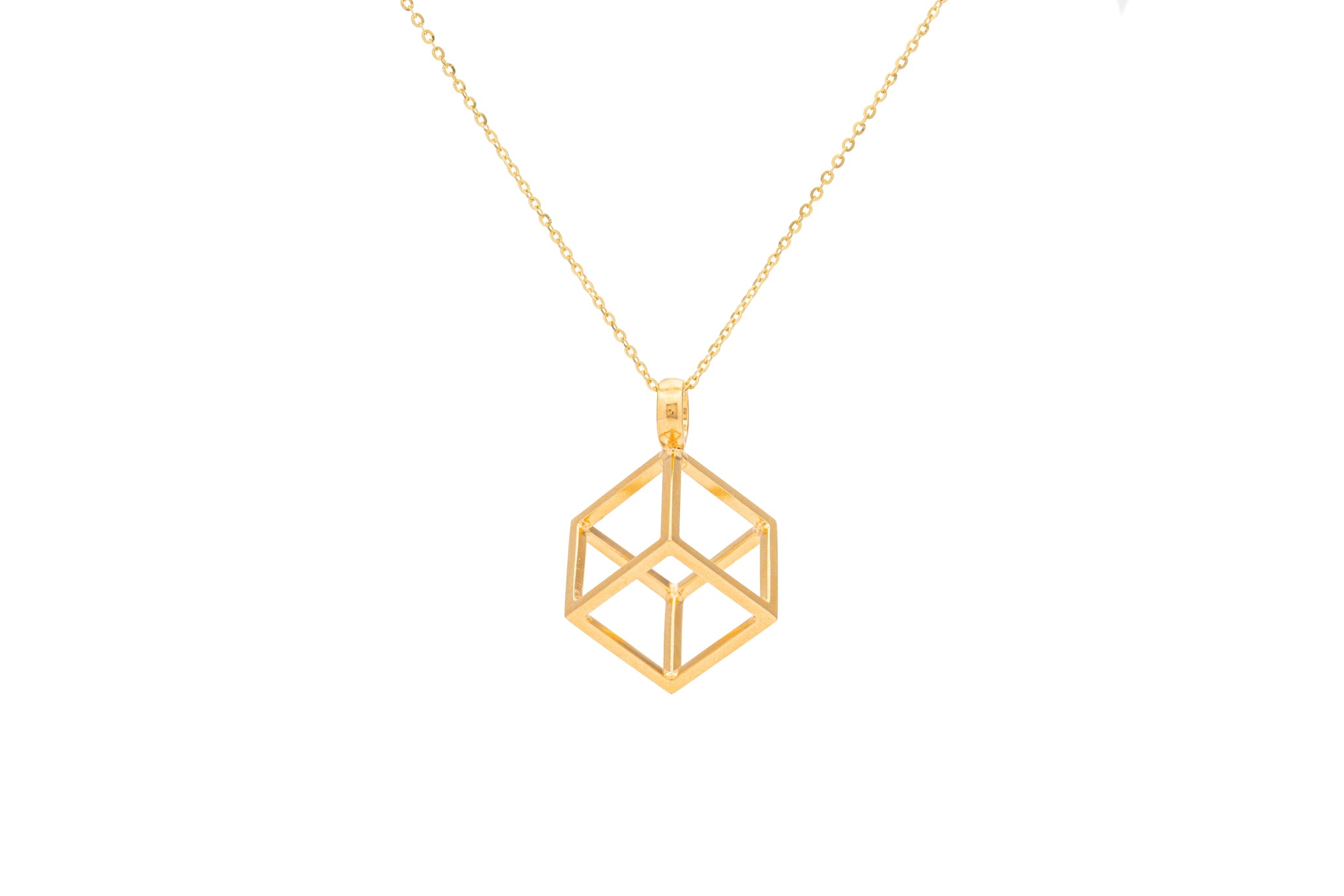 COLLAR CUBO SUEÑOS PLATÓNICOS