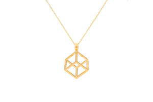 COLLAR CUBO SUEÑOS PLATÓNICOS