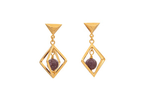 ARETE ROMBO SUEÑOS PLATÓNICOS CON RUBELITA (TURMALINA ROSA)