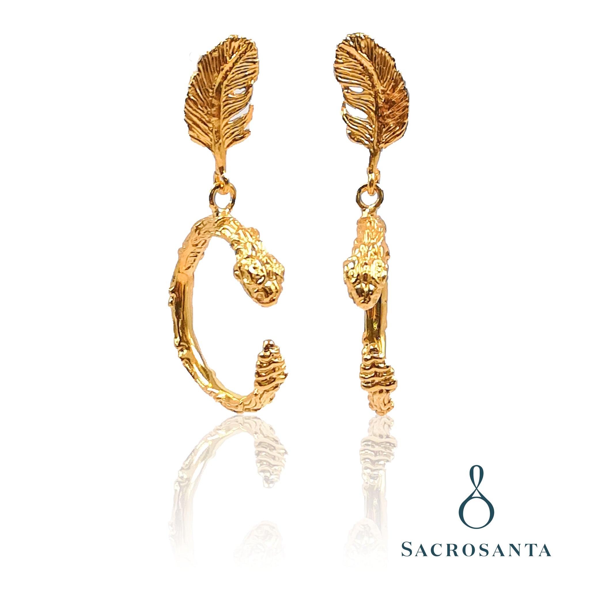 ARETE PLUMA CON QUETZAL