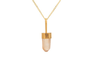 Collar Cuarzo Candado