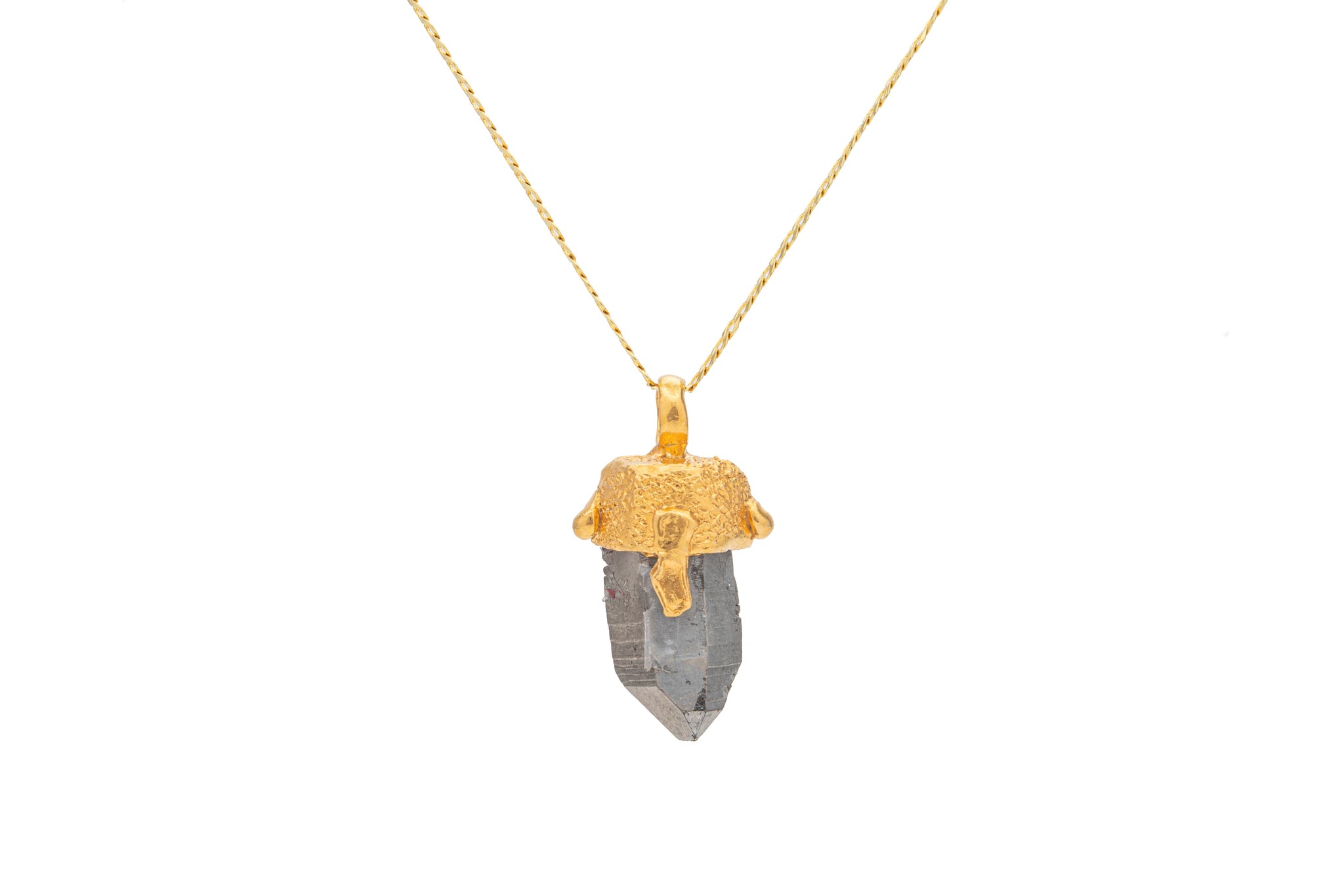 COLLAR MEZQUITE CON CUARZO