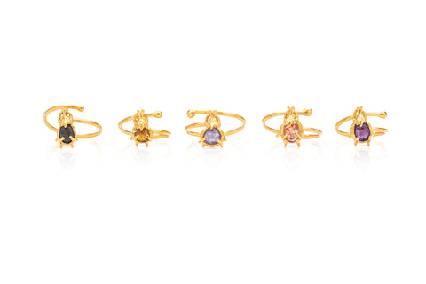 ANILLO MEDIO ESCARABAJO MINI JIRAFA