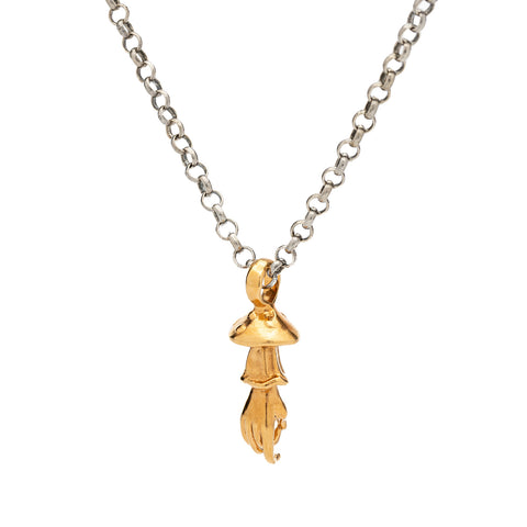 COLLAR MANO DE HECHICERA CON HONGO