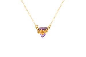 COLLAR CUARZO CORONA DE FLORES