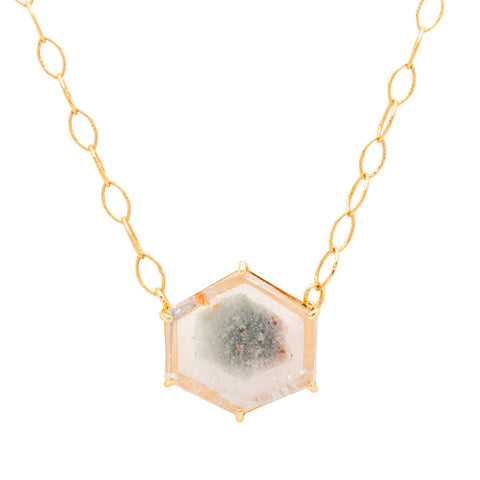 COLLAR CUARZO CACOXENITA