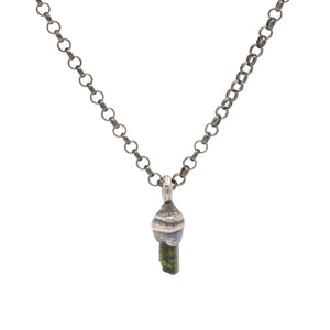 COLLAR REAZA TURMALINA VERDE