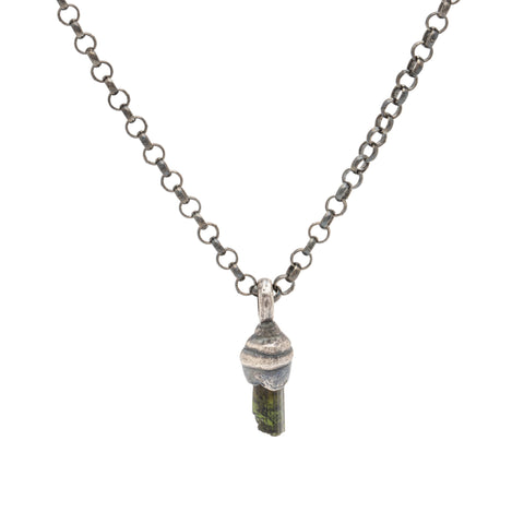 COLLAR REAZA TURMALINA VERDE