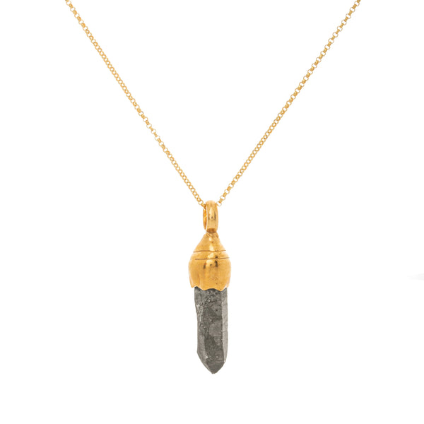 COLLAR CUARZO CARACOL