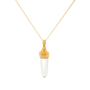 COLLAR CUARZO CARACOL