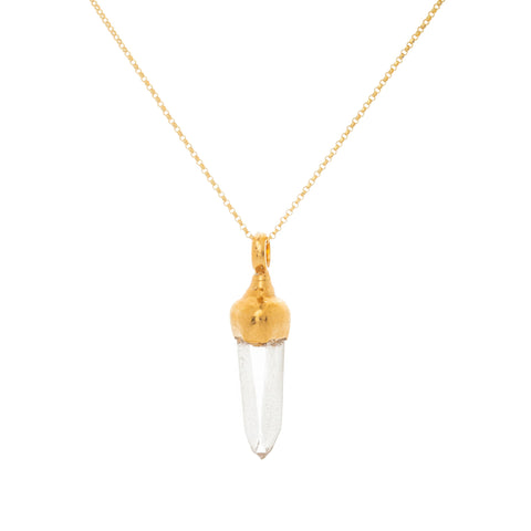 COLLAR CUARZO CARACOL