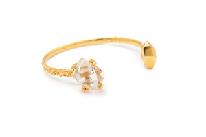 ARO CUARZO DIAMANTE HERKIMER
