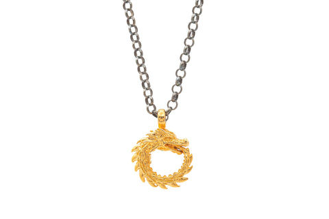 COLLAR DRAGÓN OUROBORO