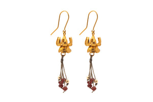 ARETE FLOR DE VERANO CON PISTILOS