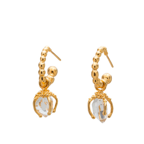 ARRACADA CUARZO DIAMANTE HERKIMER
