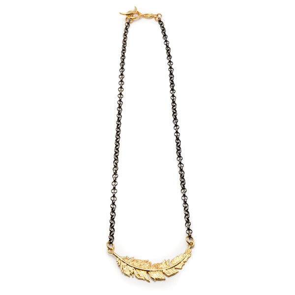 COLLAR PLUMA
