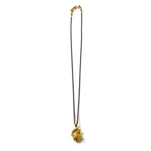 COLLAR CORAZÓN VERDADERO CON PULPO "El amor te atrapa"