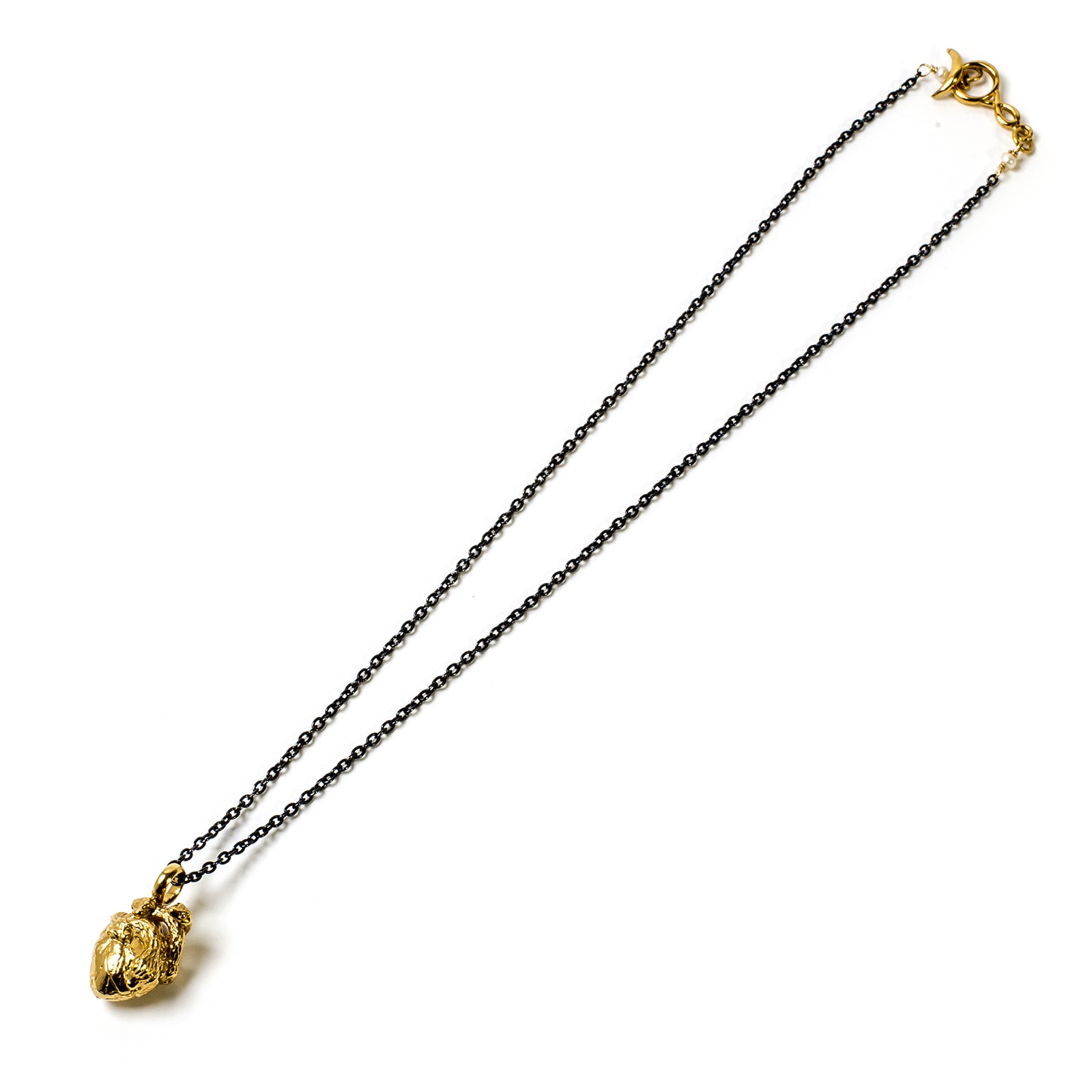 COLLAR CORAZON VERDADERO CON SERPIENTE "El amor te envenena"