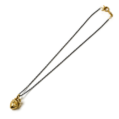 COLLAR CORAZON VERDADERO CON SERPIENTE "El amor te envenena"