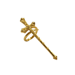 ANILLO CRUZ GÓTICA